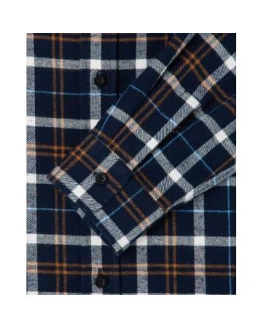 Edwin And Blue Labour Flannel Shirt for men