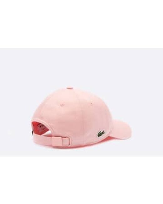 Lacoste Pink Organic Cotton Cap * / Rosa
