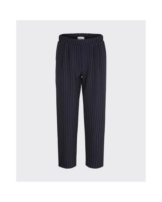 Pantalones Sofja a rayas azul marino y blanco Minimum de hombre de color  Azul - Lyst