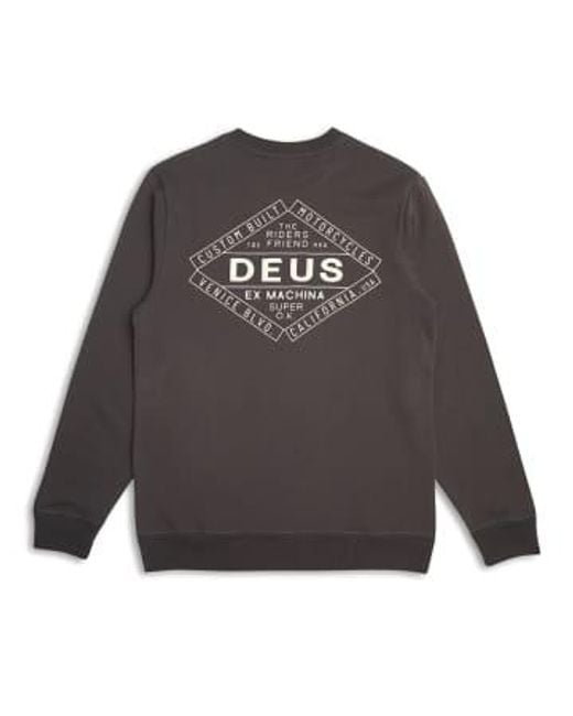 Deus Ex Machina Gray Chatterbox Sweatshirt for men