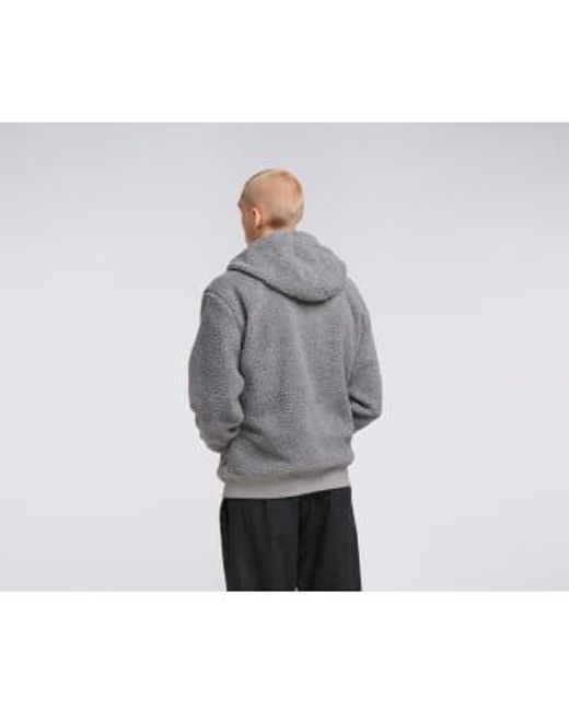 Sweat à capuche zippé en polyester gris yuka Edwin pour homme en coloris Gray