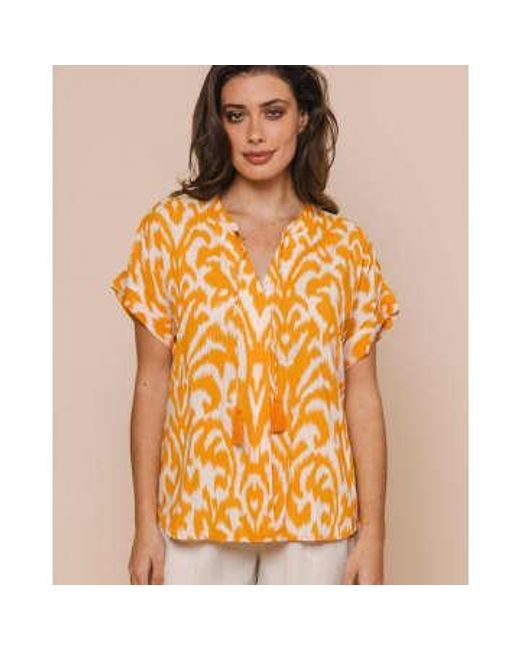 Top lubin batik Rino & Pelle en coloris Orange