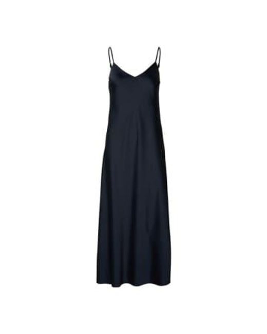 Lena Slip Maxi Dress Dark Sapphire di SELECTED in Blue
