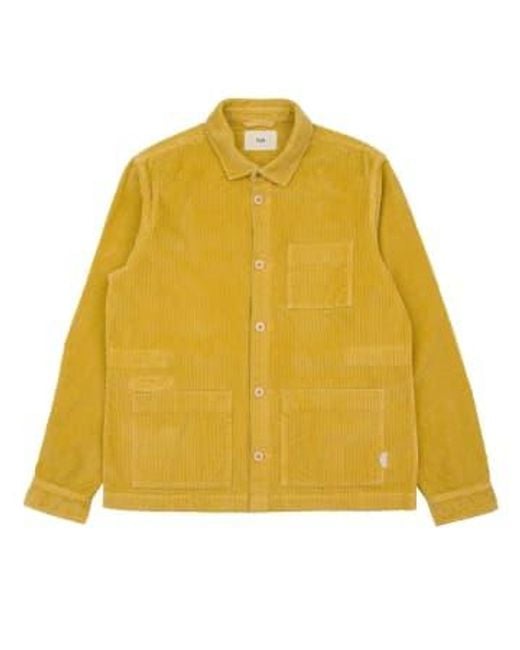 Folk Yellow Assembly Jacket Chunky Cord / L for men