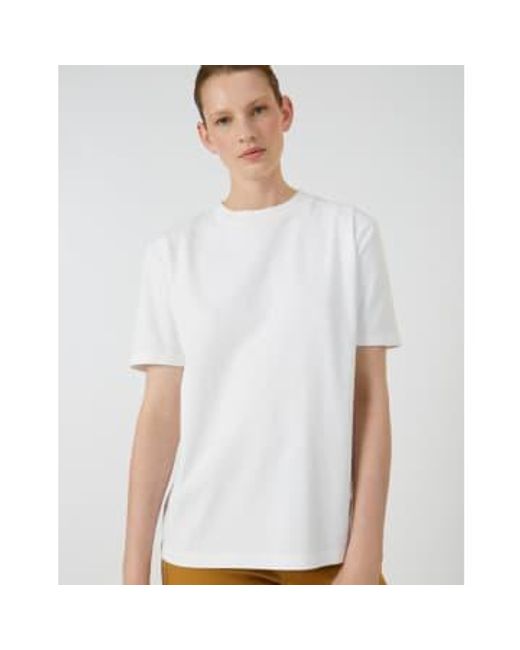 ARMEDANGELS White Weißes Taraa T-Shirt