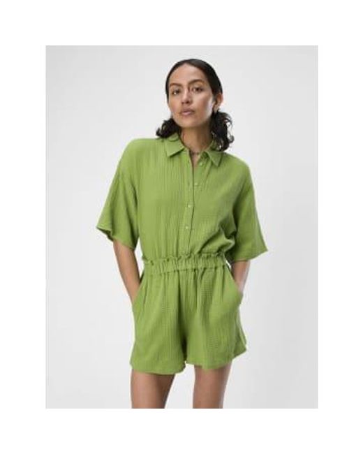 Carina Cotton Shirt Object en coloris Green