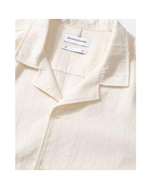 La chemise à manches coupe artisan Edmmond Studios pour homme en coloris White