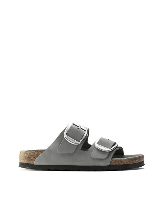 Birkenstock S Arizona Big Buckle Narrow Sandal Dove Grey Eu 39 - Lyst