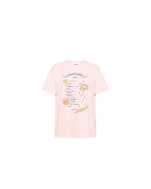 FRNCH Pink Cyriane T-shirt S