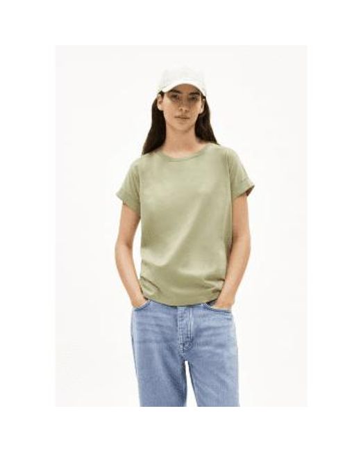 ARMEDANGELS Green Idaara T-shirt Light Matcha Xs