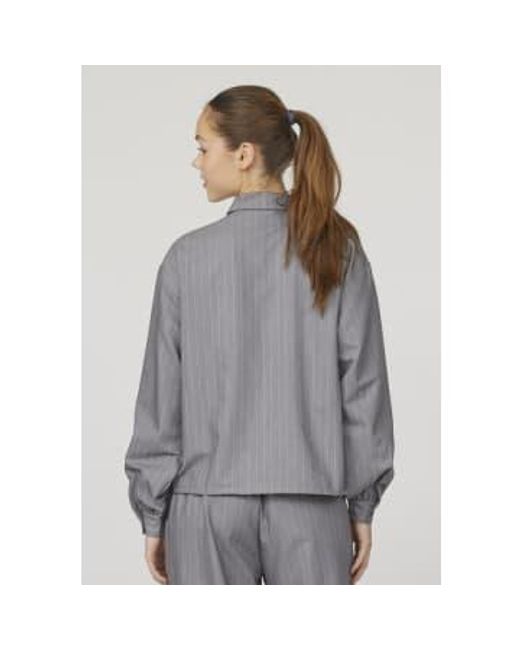 Verin camisa pinstriped Sisters Point de color Gray