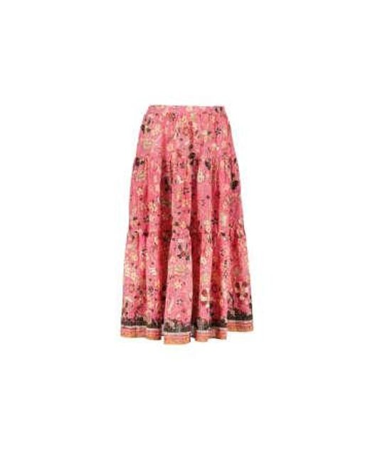 Ulla Johnson Red Cambrie Skirt 4 / Hollyhock