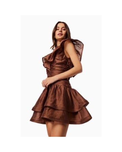 Elliatt Brown Nurture Dress Chocolate / Xs