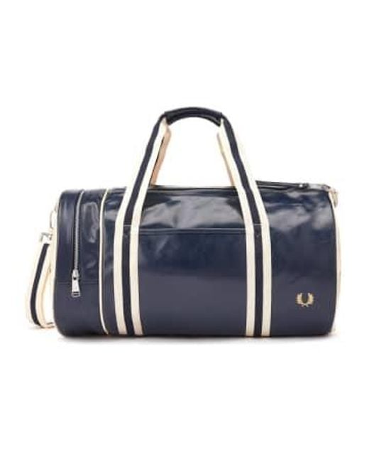 Fred Perry Blue Fred Perry Classic Barrel Bag for men