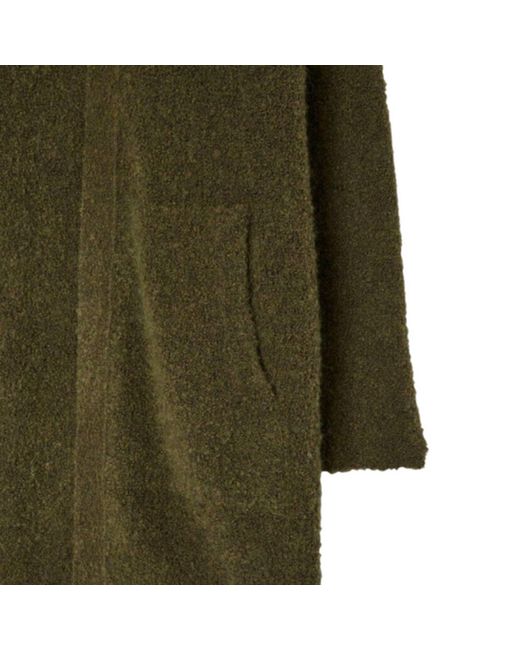 American Vintage Cikoya Long Cardigan Khaki Green