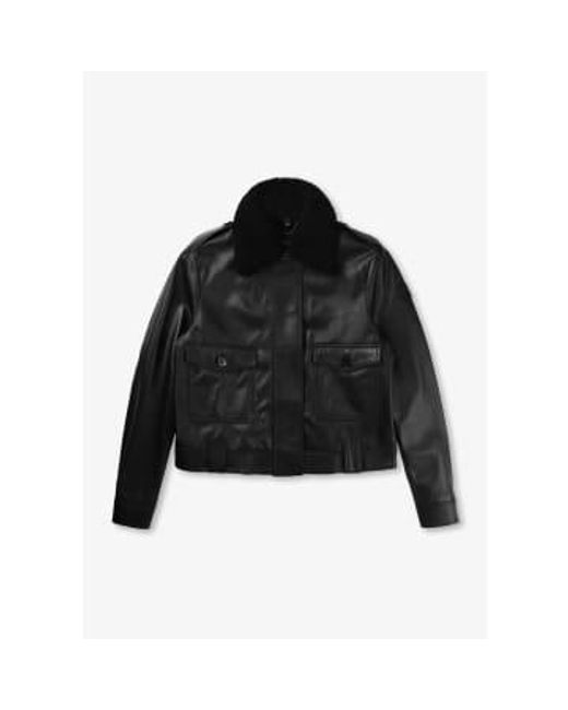 Womens Rowan Leather Jacket In di Belstaff in Black