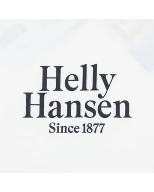 Camiseta gráfica núcleo en blanco Helly Hansen de color White
