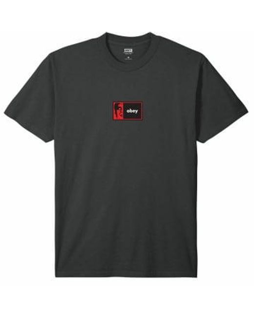 Obey Halbikonen -t -shirt in Black für Herren