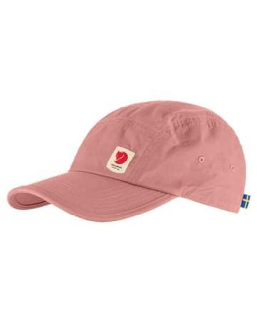 Fjallraven Pink High Coast Wind Cap for men