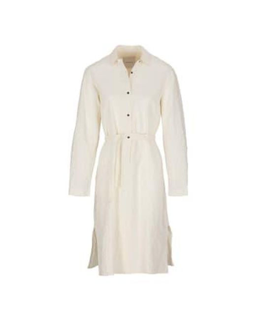 Humanoid White Talia Stucco Dress Cotton