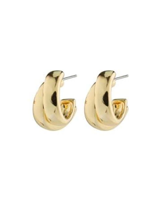 Pilgrim Metallic Orit Earrings / Os