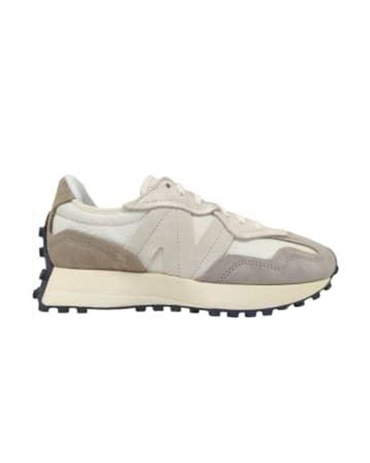 New Balance White Schuhe 327 Meersalz/Grau