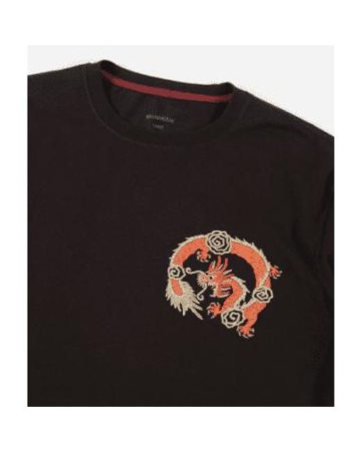 Maharishi Black Souvenir T-shirt for men