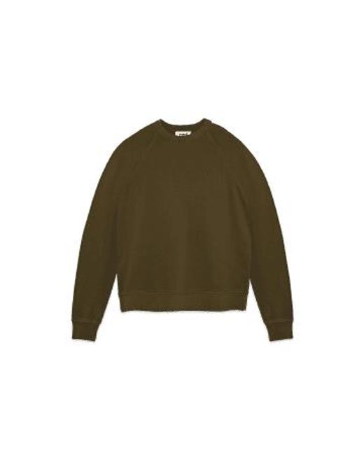 YMC Green Schrank Raglan Sweat Dark Dark for men