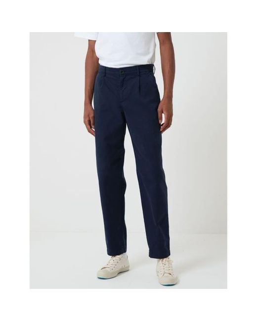 Bhode Everyday Pants Relaxed Cropped Leg Navy in Blue for Men | Lyst