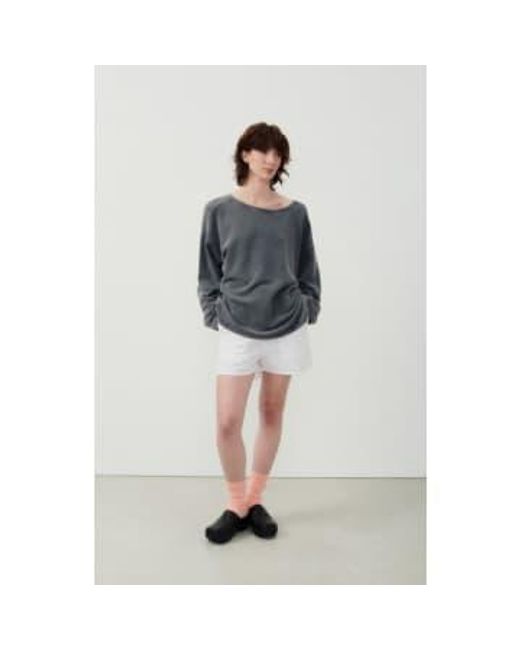 Hapylife 03ce24 sweatshirt American Vintage en coloris Gray
