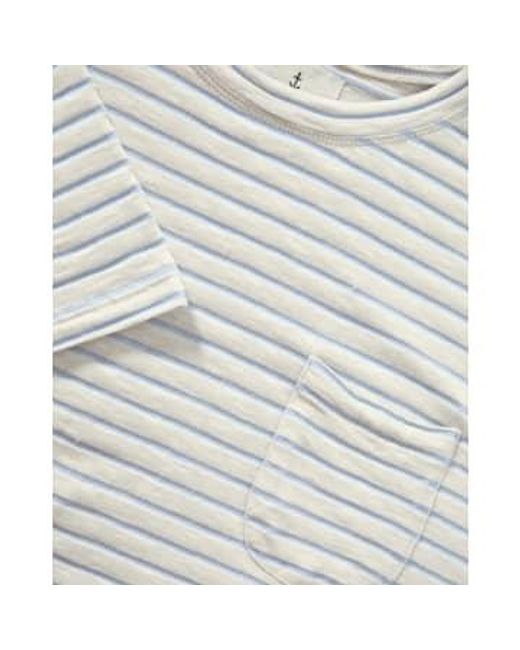 La Paz White Guerreiro Heather Stripes T Shirt Xs for men