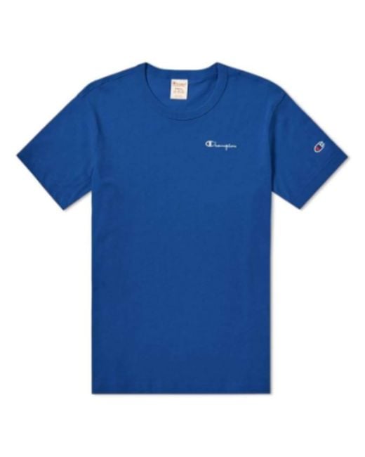 royal blue champion shirt