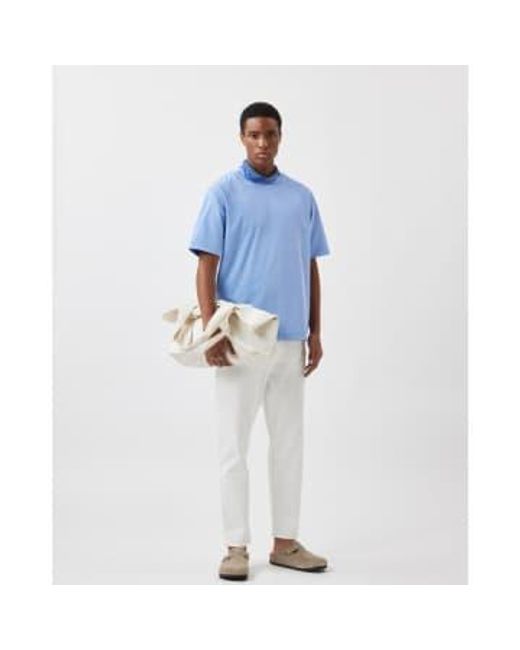 Lono Hydrangea Short Sleeved T Shirt di Minimum in Blue da Uomo