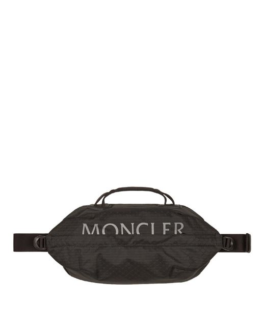 Moncler Black Alchemy Belt Bag for Men | Lyst