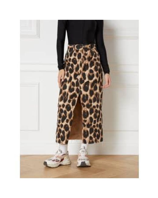 Refined Department Multicolor | Gigi Skirt Leopard Xs