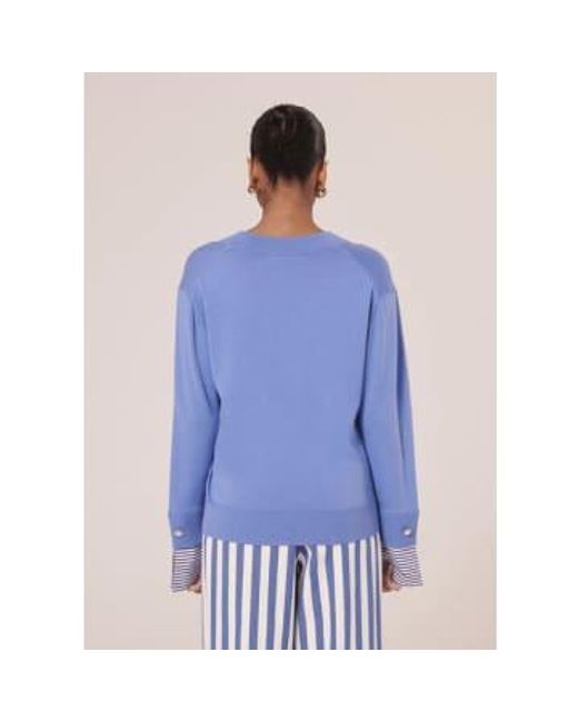 Tara Jarmon Blue Primrose Sweater 1