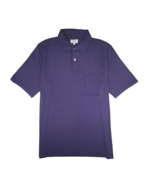 Hartford Purple Jersey Navy Polo S for men