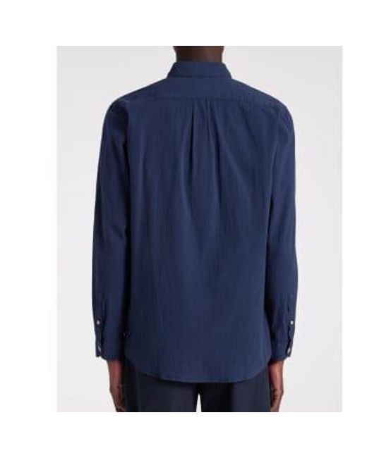 L / s chemise régulière PS by Paul Smith pour homme en coloris Blue