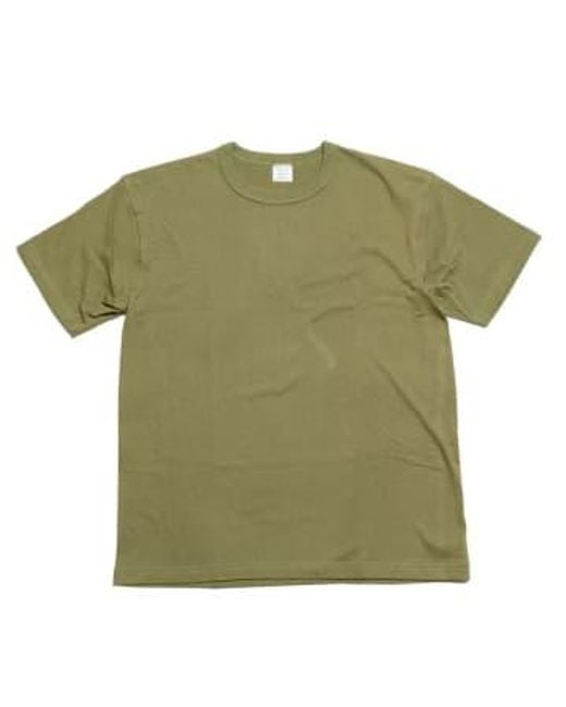 Buzz Rickson's Green Olive Government Issue T Shirt Xxl for men