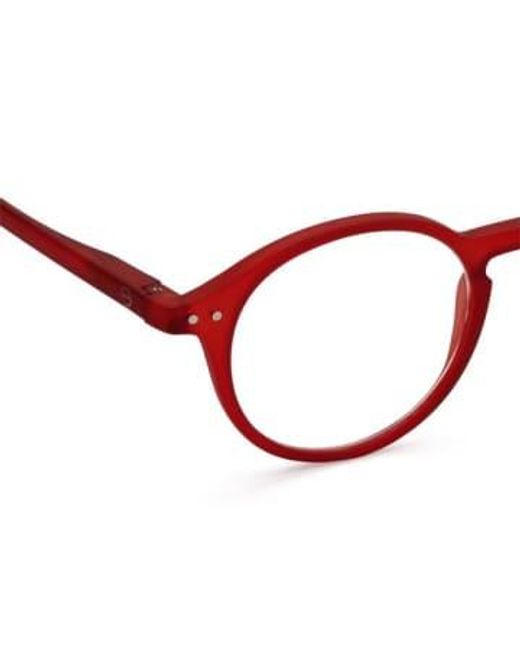 Izipizi Red #d Reading Glasses +2 for men