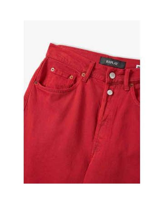 Jeans 9zero1 en rouge Replay pour homme en coloris Red