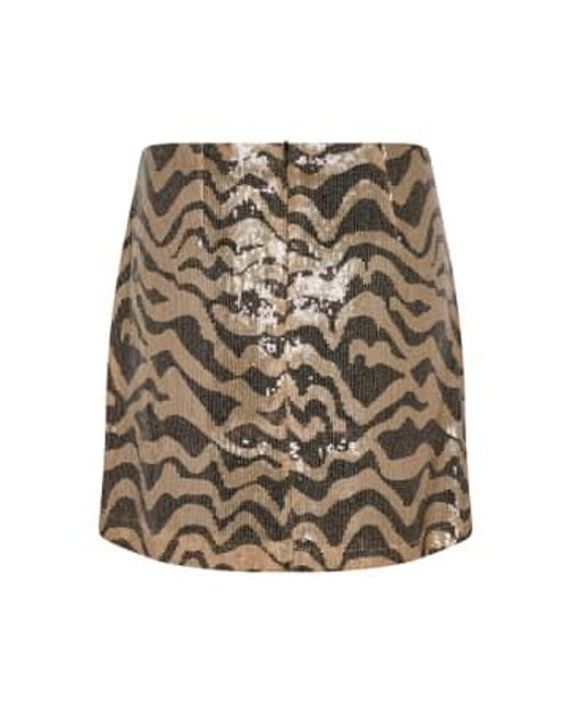 Soaked In Luxury Natural Slsusie Short Skirt