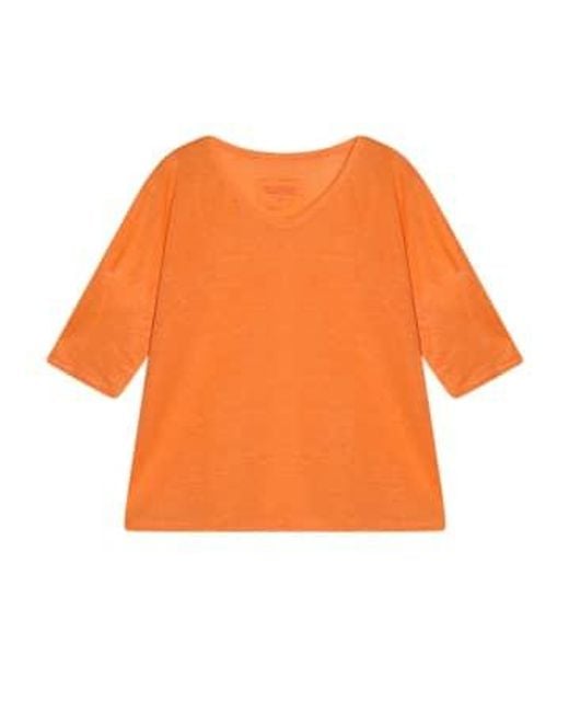 Cashmere Fashion Multicolor The Shirt Project Linen Shirt V-neck Halbwarm