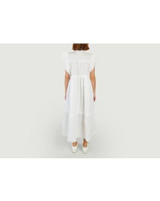 Skall Studio White Clover Organic Cotton Maxi Dress 34