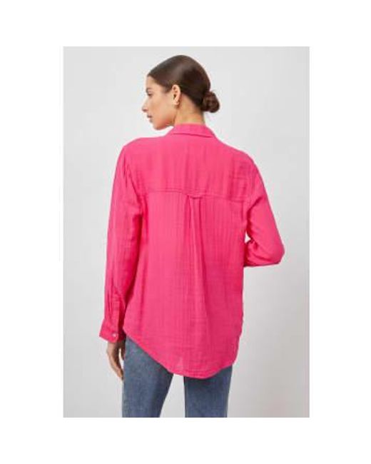 Rails Pink Ellis Shirt Small