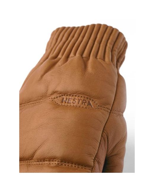 Hestra Brown Valdres Gloves for men