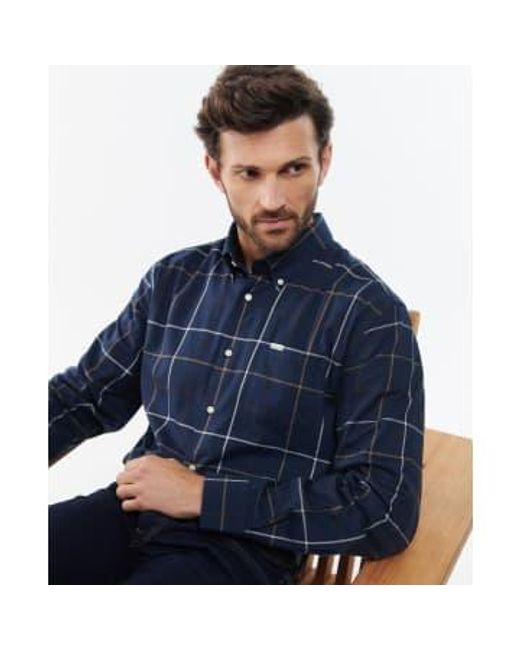 Dunmore shirt shirt Barbour pour homme en coloris Blue