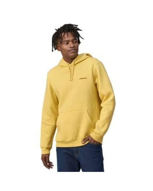 Patagonia Yellow Maglia Fitz Roy Icon Uprisal Hoody Milled S for men