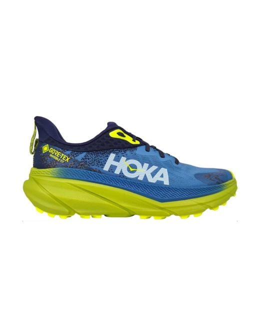 Hoka One One 7 Gtx Challenger Shoes Outer Space/citron in Blue for Men ...