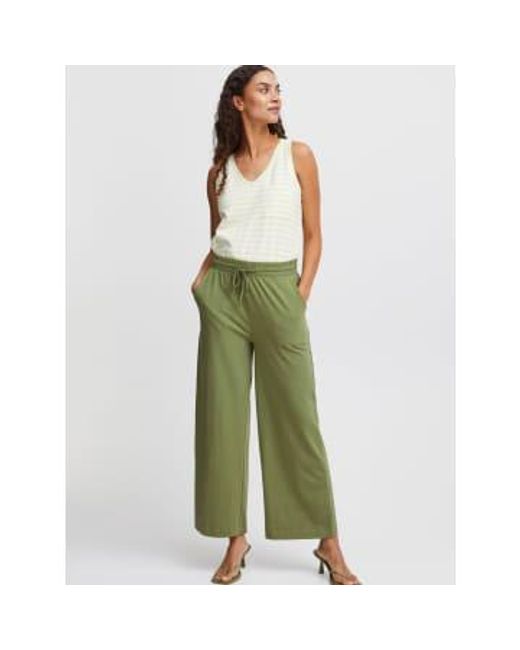B.Young Green Bypandinna Trousers Olivine